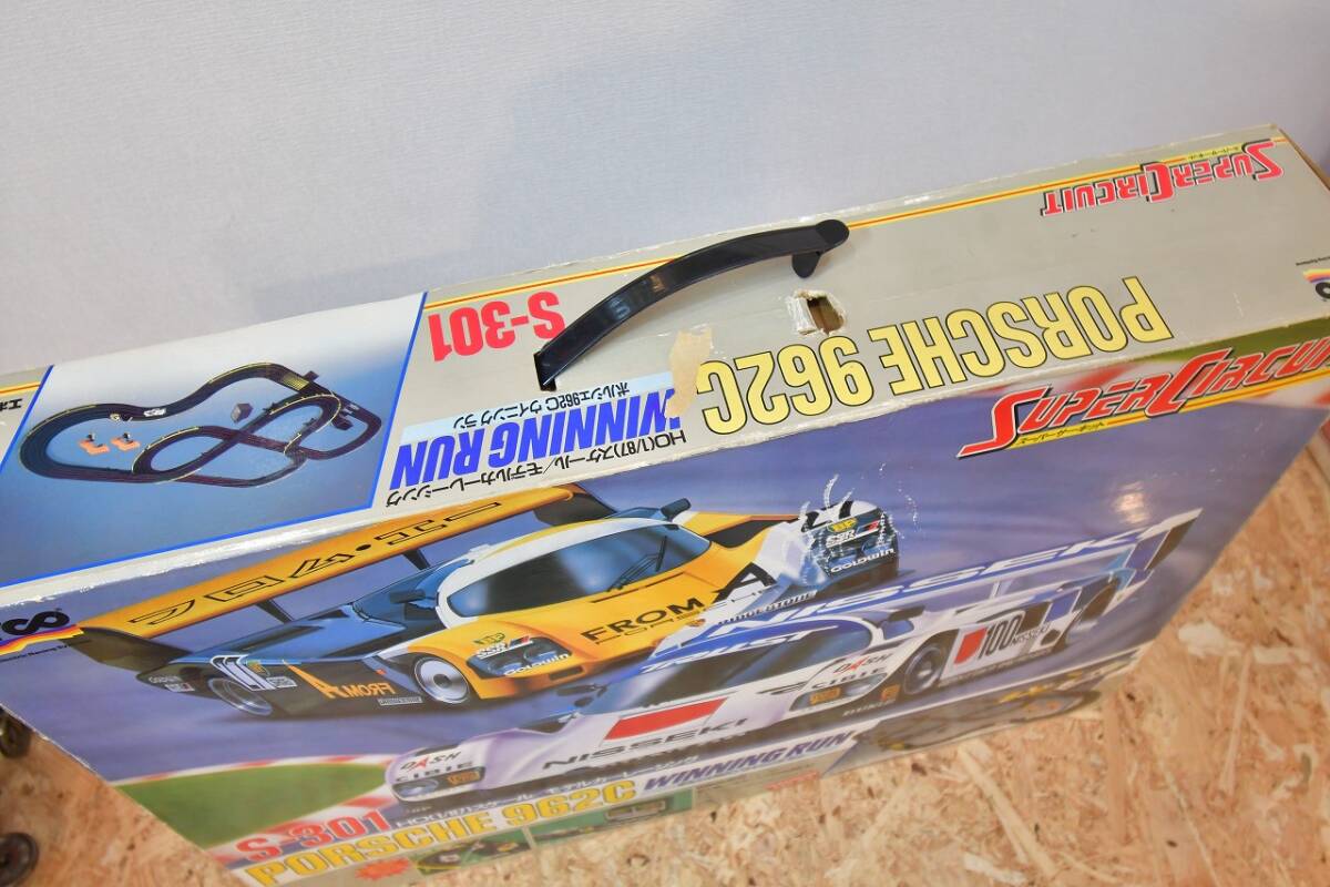 ポルシェ962C ウイニングラン S-301セットエポック社 ジャンク品 希少 1988年 日本製 昭和 レトロ エポック社 スーパーサーキット