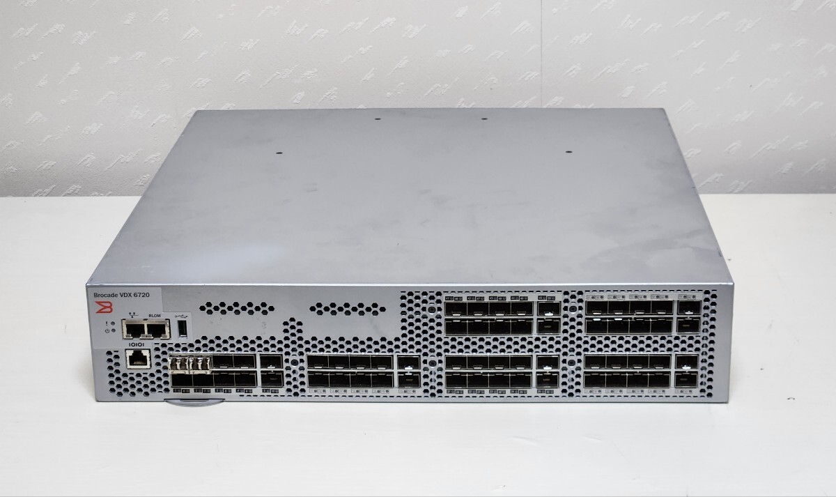 Brocade VDX 6720-60 / BR-VDX6720-60-F / FCoE темно синий балка jido переключатель / 10GbE SFP+ 60 порт 