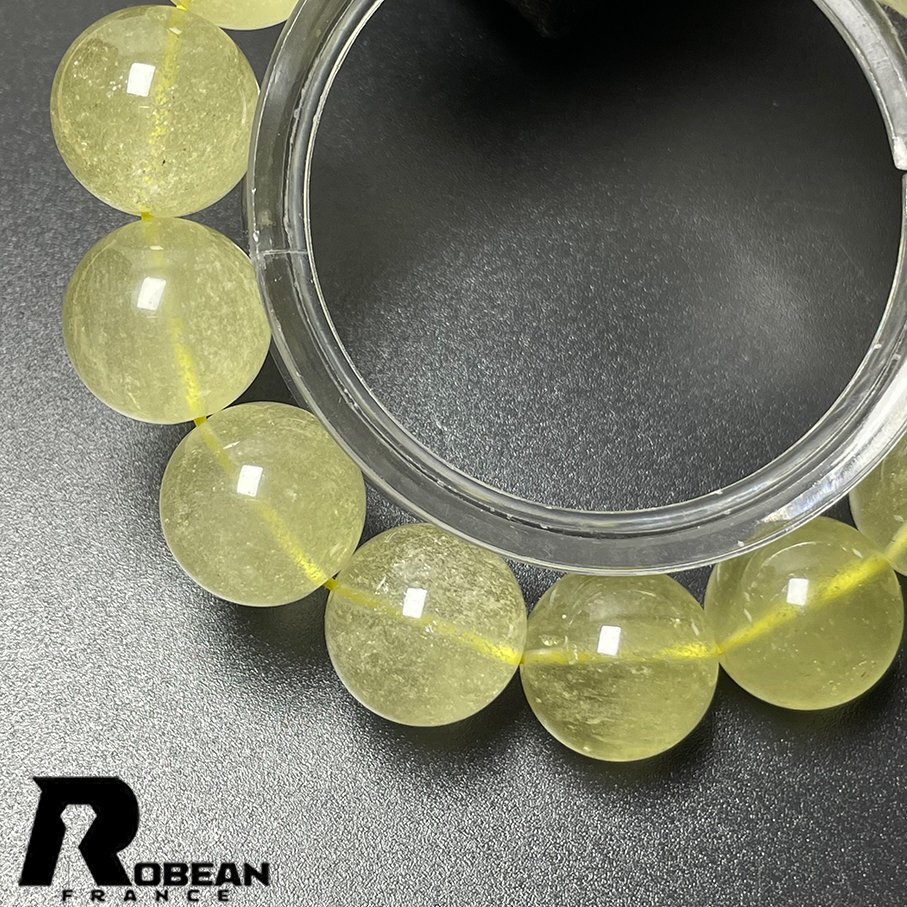 貴重 EU制 定価18萬(wàn)円★ROBEAN?リビアングラス★パワーストーン アクセサリー 天然石 幸運(yùn) 高級(jí) お守り 約14.9-15.1mm L0210048