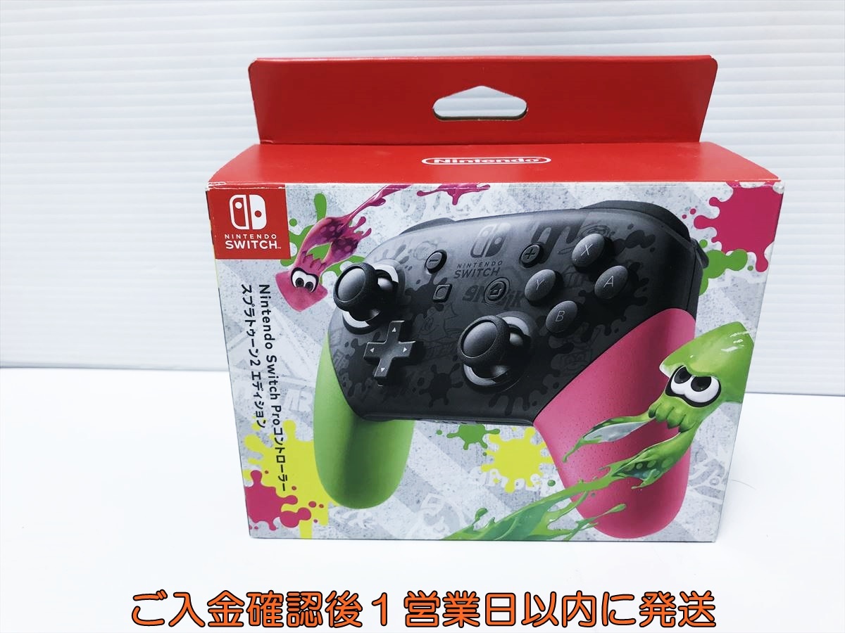 福袋売れ残りセール 1円】任天堂 純正 スプラ Proコントローラー Switch Nintendo ニンテンドースイッチアクセサリー