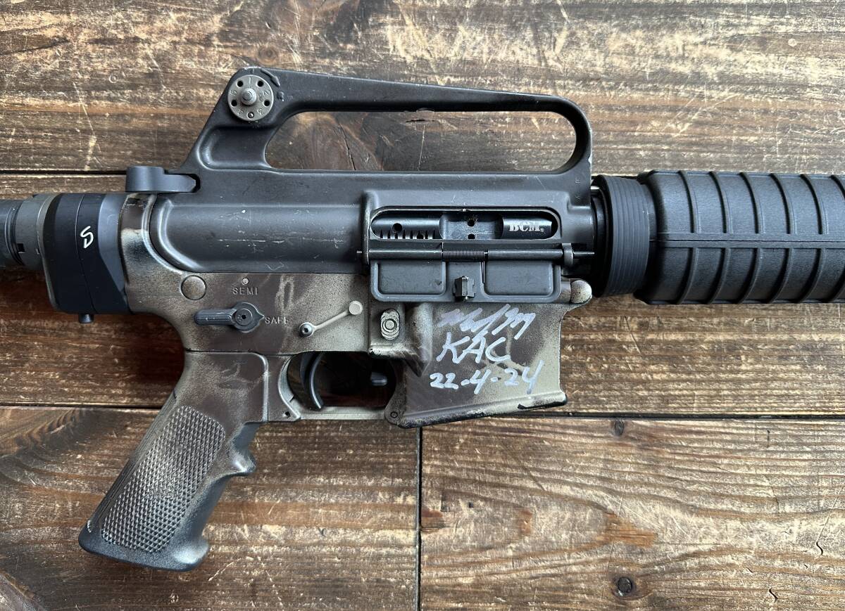 実物官給Colt M723デルタCAG DELTA A1アッパー、プルーフマーク、A1リアサイト、A1ダストカバーOPバレル