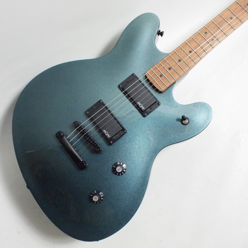 Squier by Fender Contemporary Active Starcaster, Roasted Maple Fingerboard, Gunmetal Metallic(sk wire )
