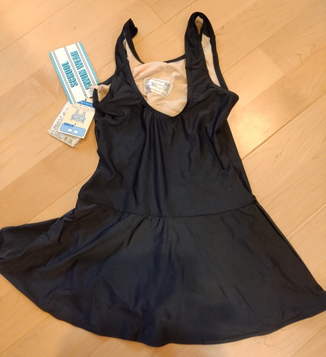 新品未使用☆スカートタイプスクール水著160 紺色