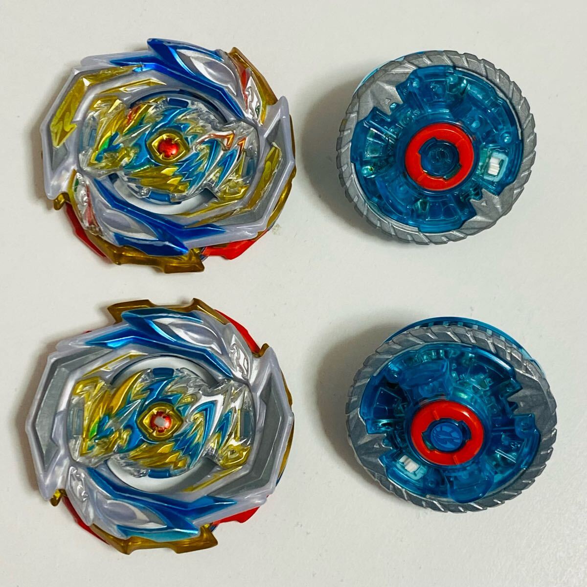 【中古品】TAKARA TOMY タカラトミー ベイブレードバースト 7個セット インペリアルドラゴン レイジロンギヌス レガリアジェネシス etc.
