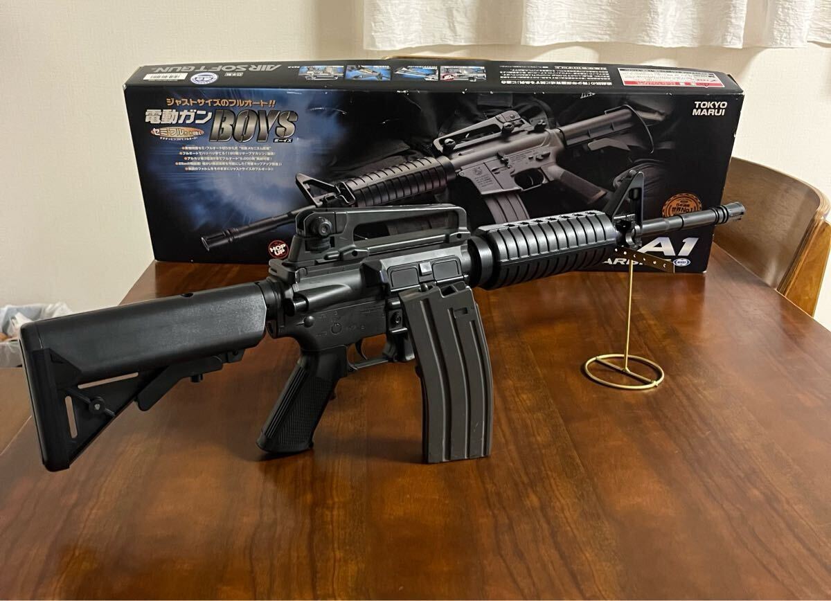 美品 東京マルイ カスタム品 コルト M4A1 カービン ボーイズ 金属ピニオン 東京マルイ カスタム品 M4A1 カービン ボーイズ 高耐久 金属