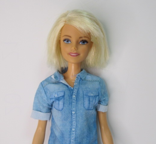 【Barbie/バービー】デニムワンピース　ジャンク品