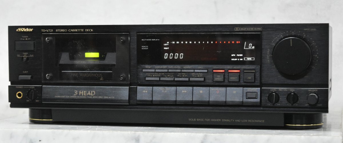 【専用】 J】VICTOR TD-V721 カセットデッキ ビクター 115987