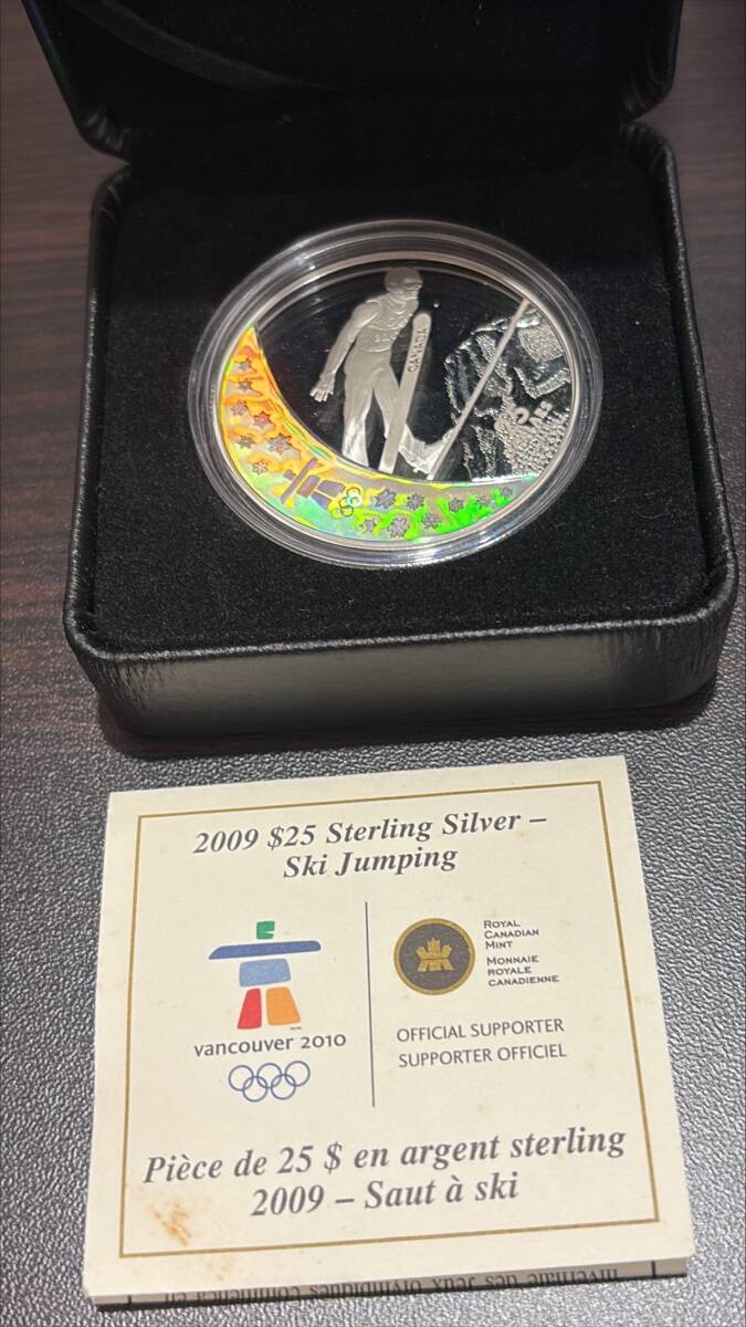 126 外国銭 銀貨 バンクーバーオリンピック 2010 冬季競技大会