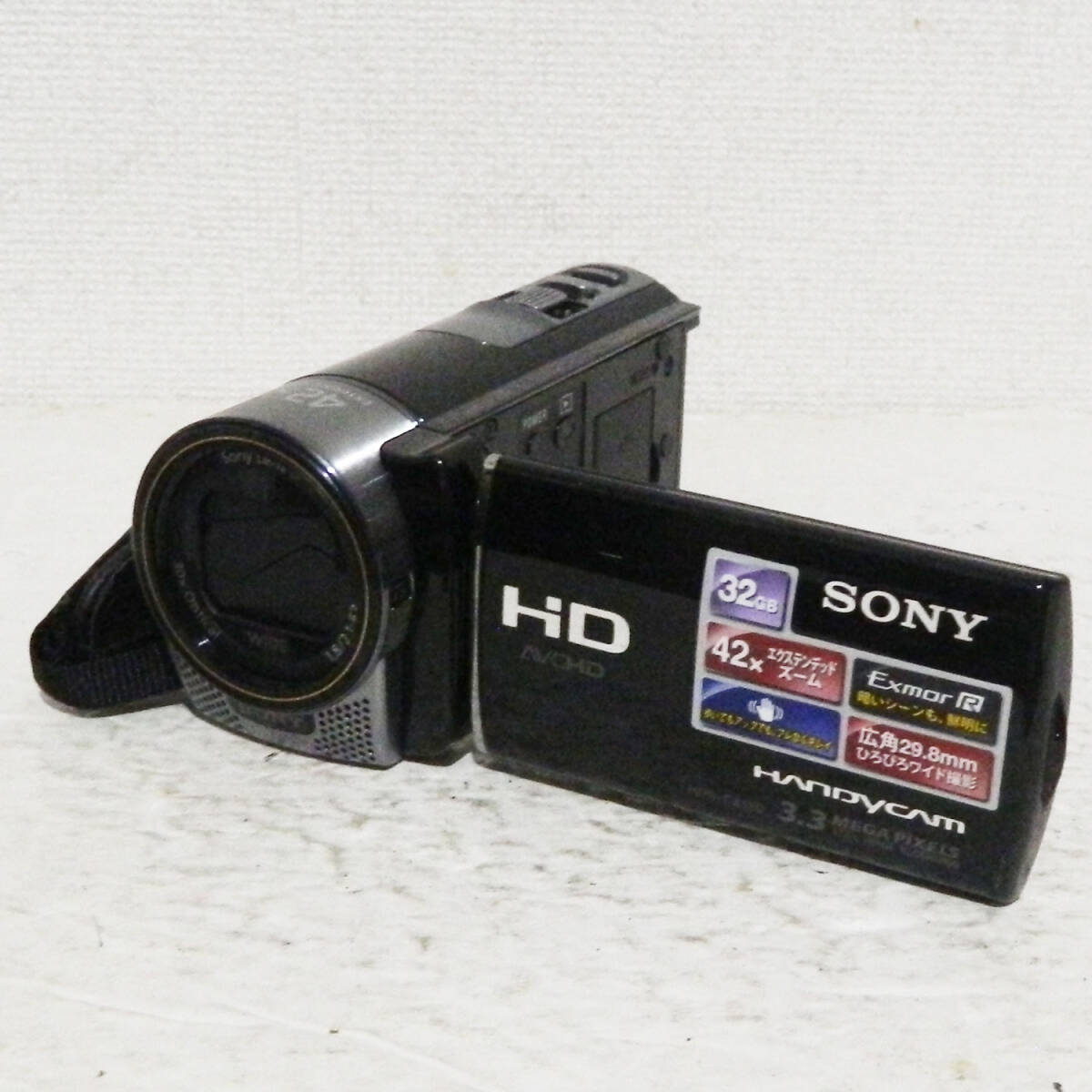 動(dòng)作品 Sony HDR-CX180 美品 フルハイビジョン60P 32GB內(nèi)蔵 光學(xué)30倍ズーム 里面照射型CMOS 同梱可
