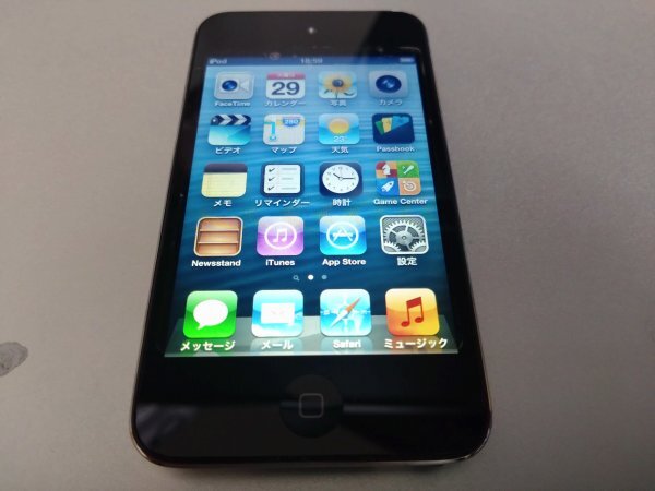 【バッテリー良好?初期化済み?送料無料】iPod touch 第4世代 8GB ブラック A1367/MC540J 管理番號:2-SP7QE