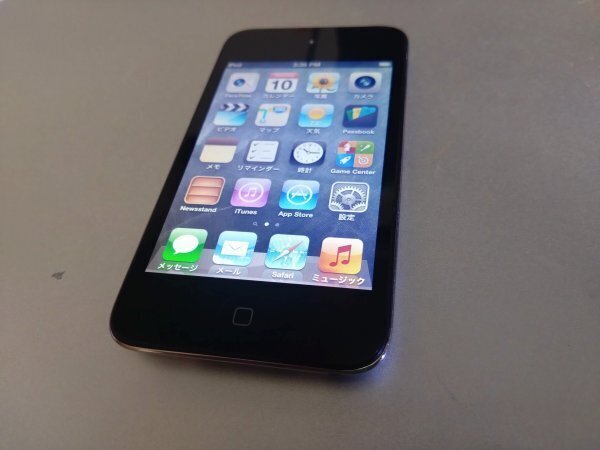 ケーブル付【バッテリー良好?初期化済み?送料無料】iPod touch 第4世代 8GB ブラック A1367/MC540J 管理番號(hào):1-KD5NA