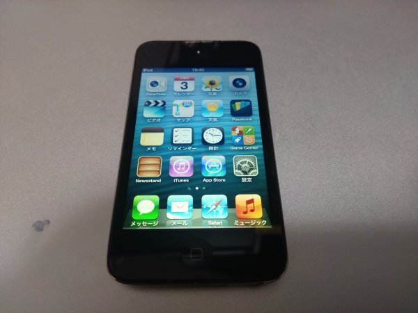 【新品バッテリー交換済?初期化済み?送料無料】iPod touch 第4世代 32GB ブラック A1367/MC544J 管理番號:3-ZF7D2