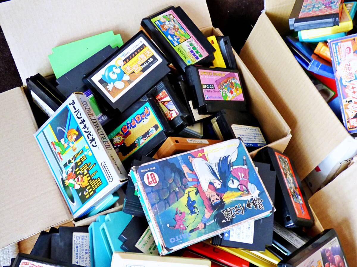 ★ファミコンソフト500本以上まとめてセット　FC　 ファミリーコンピュータ　ファミカセ　任天堂 昭和レトロ　ゲームソフト★