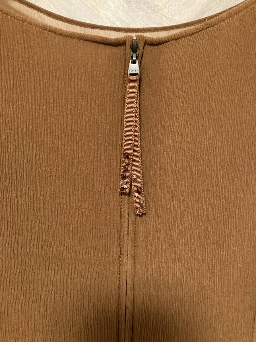 新品未使用?　FOXEY　シフォンワンピース