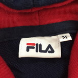 2409F-034 メンズ FILA フィラ ネイビー パーカー M 【送料一律！800円】