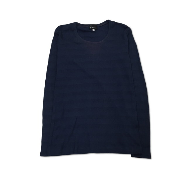 2410F-001 メンズ TK MIXPICE ティーケーミクスパイス ネイビー ニットセーター M 【送料一律！800円】_画像1