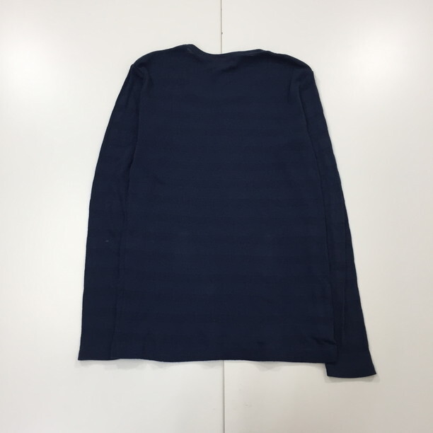 2410F-001 メンズ TK MIXPICE ティーケーミクスパイス ネイビー ニットセーター M 【送料一律！800円】_画像4