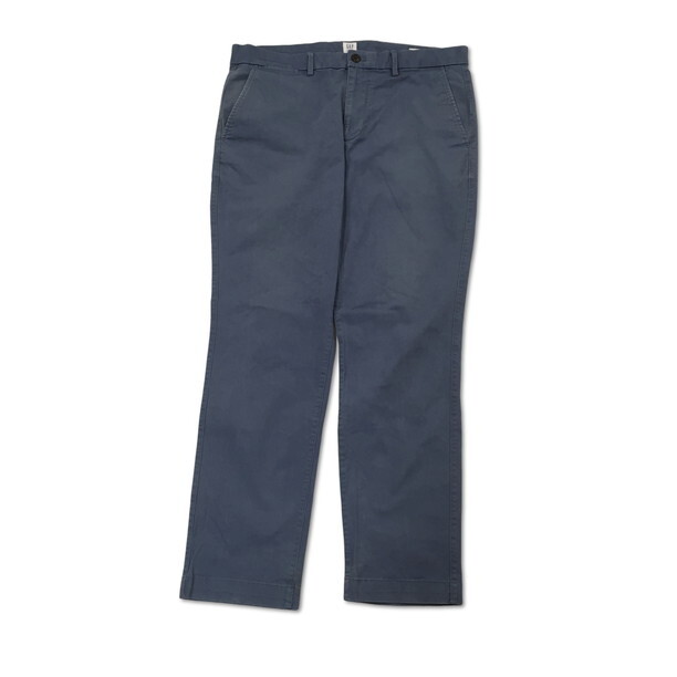 2410F-018 メンズ GAP ギャップ ブルー チノパンツ 34/30 【送料一律！800円】