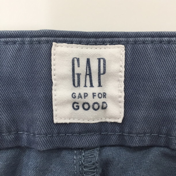 2410F-018 メンズ GAP ギャップ ブルー チノパンツ 34/30 【送料一律！800円】