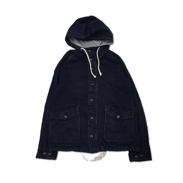 2410F-050 メンズ TK MIXPICE ティーケーミクスパイス ネイビー ブルゾンカバーオール L 【送料一律!800円】_画像1