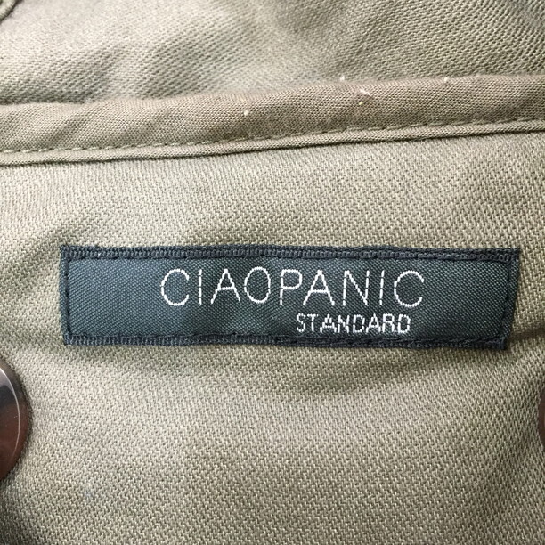 2410F-046 メンズ Ciaopanic チャオパニック カーキ モッズコート S 【送料一律！800円】