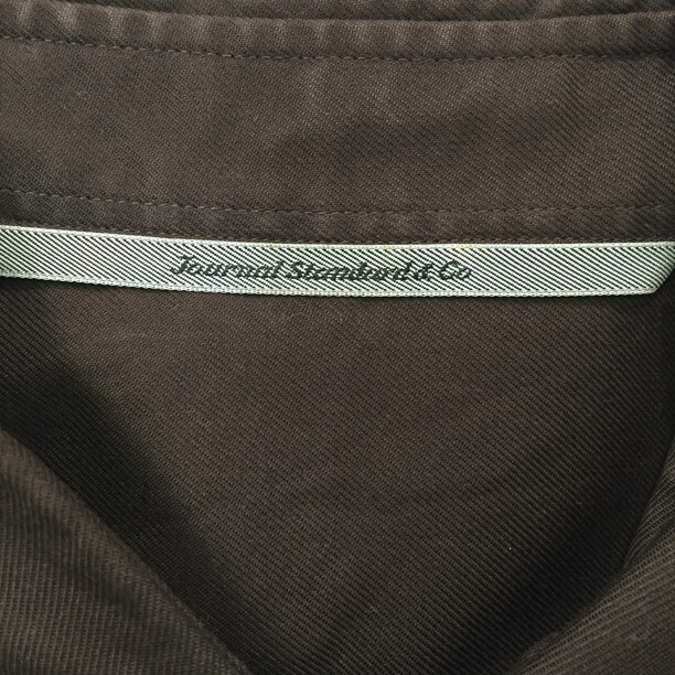 2411F-246 メンズ JOURNAL STANDARD ジャーナルスタンダード ブラウン シャツ M 【送料一律！800円】