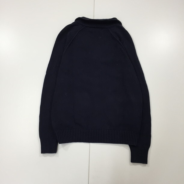 2410F-247 メンズ EDDIE BAUER エディーバウアー ネイビー カーディガン S 【送料一律！800円】