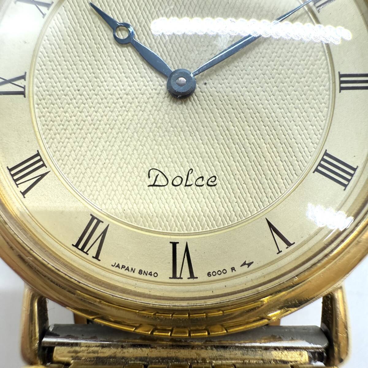 福袋 公式 SEIKO ベルト社外品 8N40-6000 14KT ドルチェ DOLCE セイコー ドルチェ