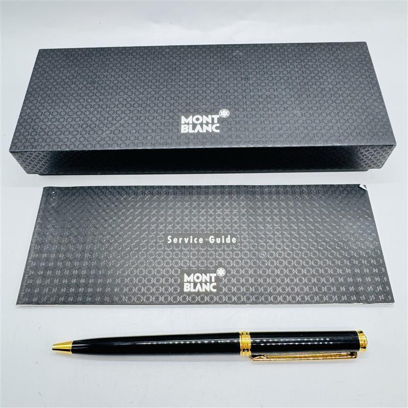 Mont Blanc モンブラン ボールペン ブラック NOBLESSE OBLIGE ノブレスオブリージュ インクあり 保管品 中古品 筆記用具 1円出品 事務(wù)用品