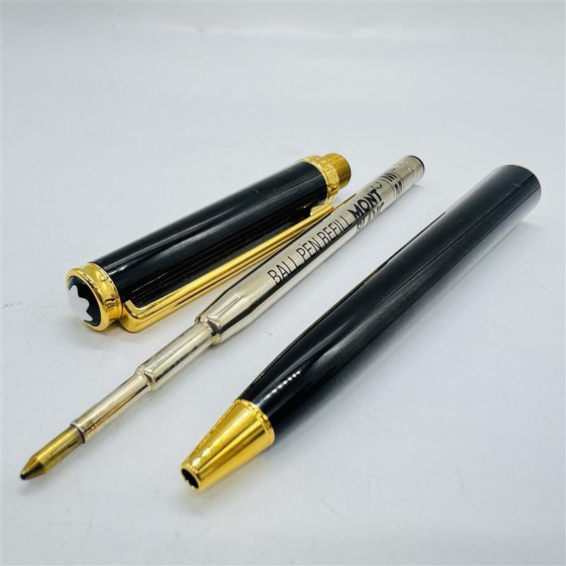 Mont Blanc モンブラン ボールペン ブラック NOBLESSE OBLIGE ノブレスオブリージュ インクあり 保管品 中古品 筆記用具 1円出品 事務(wù)用品