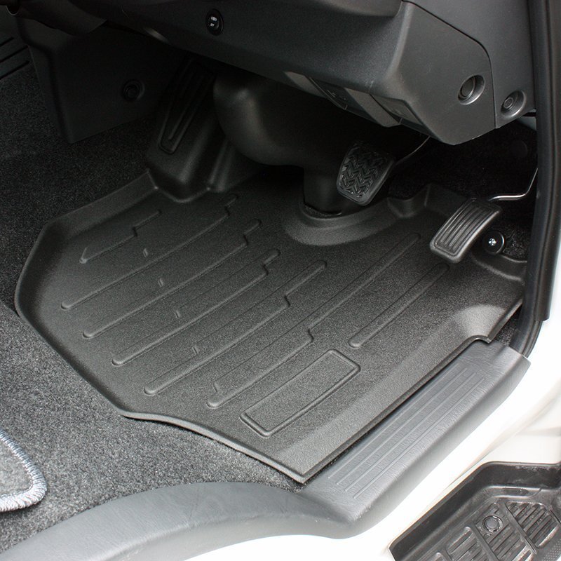 激アツ 1円 スタート ハイエース 200系 S-GLナロー 3Dフロントフロアマット（運(yùn)転席?助手席2點(diǎn)） ＜1型/2型/3型/4型/5型/6型＞