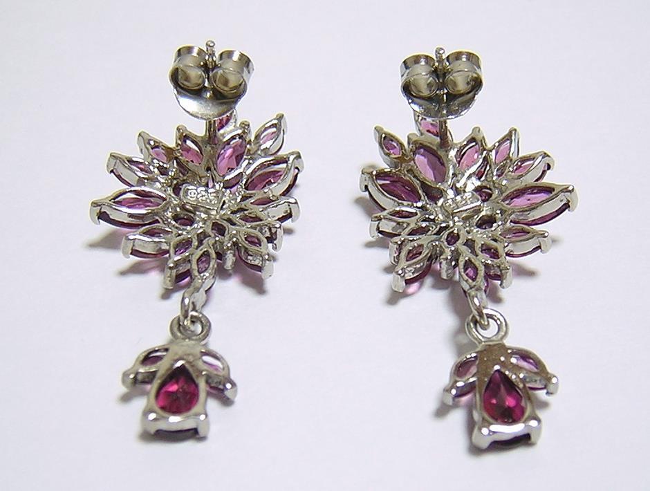 『天然ロードライトガーネット』 ピアス_画像5