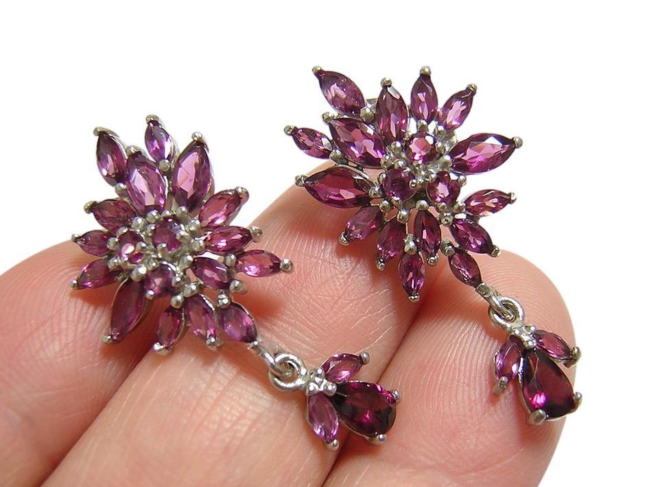 『天然ロードライトガーネット』 ピアス_画像8