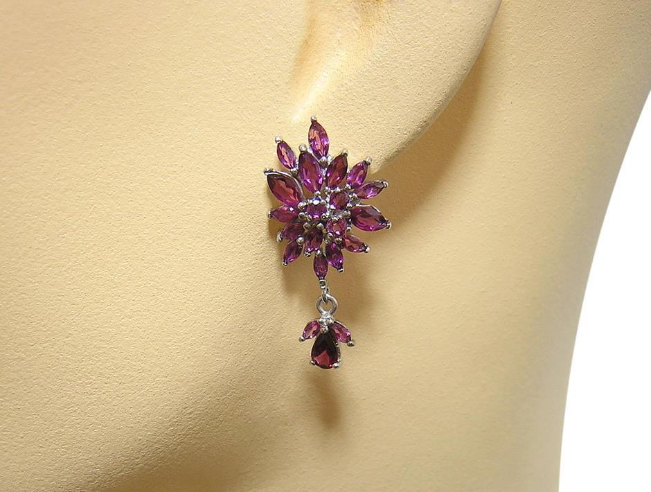 『天然ロードライトガーネット』 ピアス_画像10