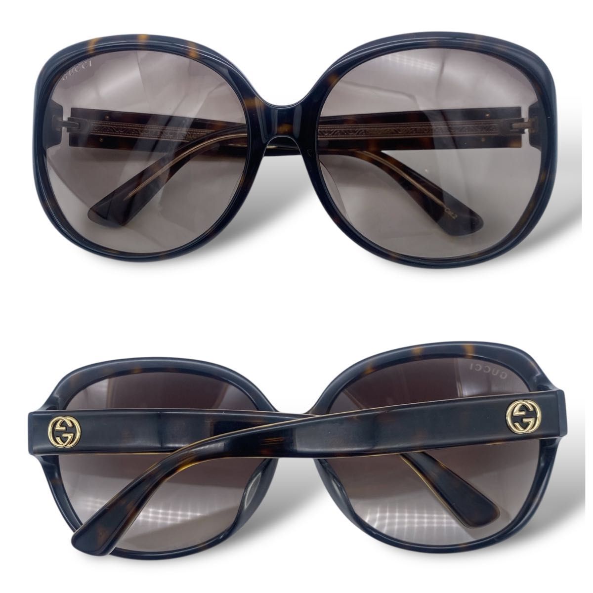 【美品】GUCCI グッチ sunglasses vintage GG0080 asian fit brown サングラス インターロッキング アジアンフィット ブラウン 男女兼用