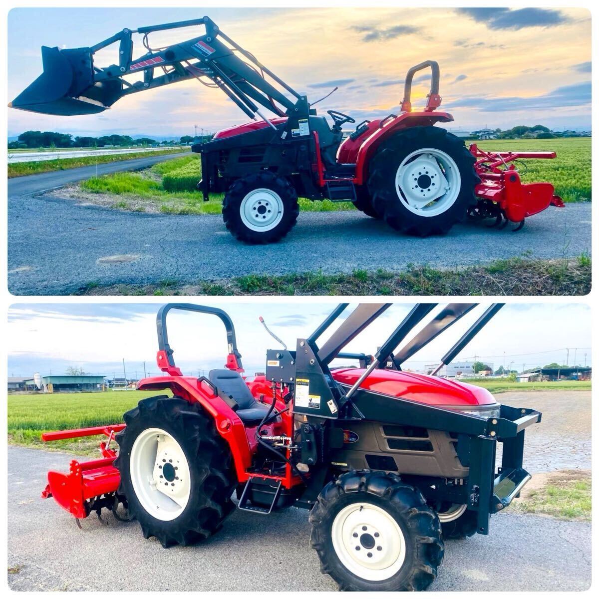 * Yanmar трактор US330*30 лошадиные силы * время использования 835H*PTO* eko тигр * гидроусилитель руля * Yanmar роторный ER216M*4WD* Saitama префектура 
