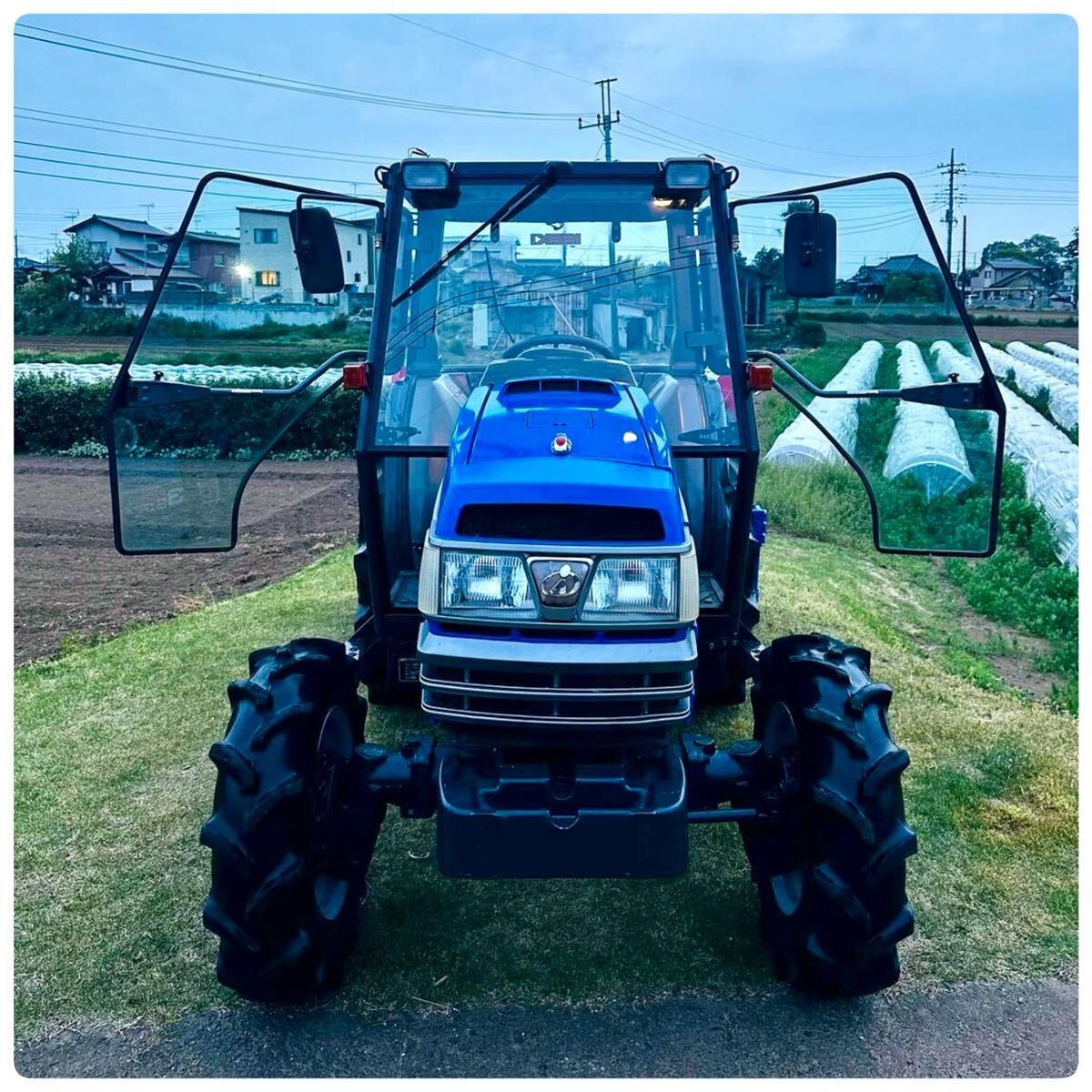 イセキトラクタージアス33S★33馬力★PTO★自動水平★使用時間875H★エアコン.ラジオ.キャビン★パワステ★イセキロタリーWRY1800★茨城県