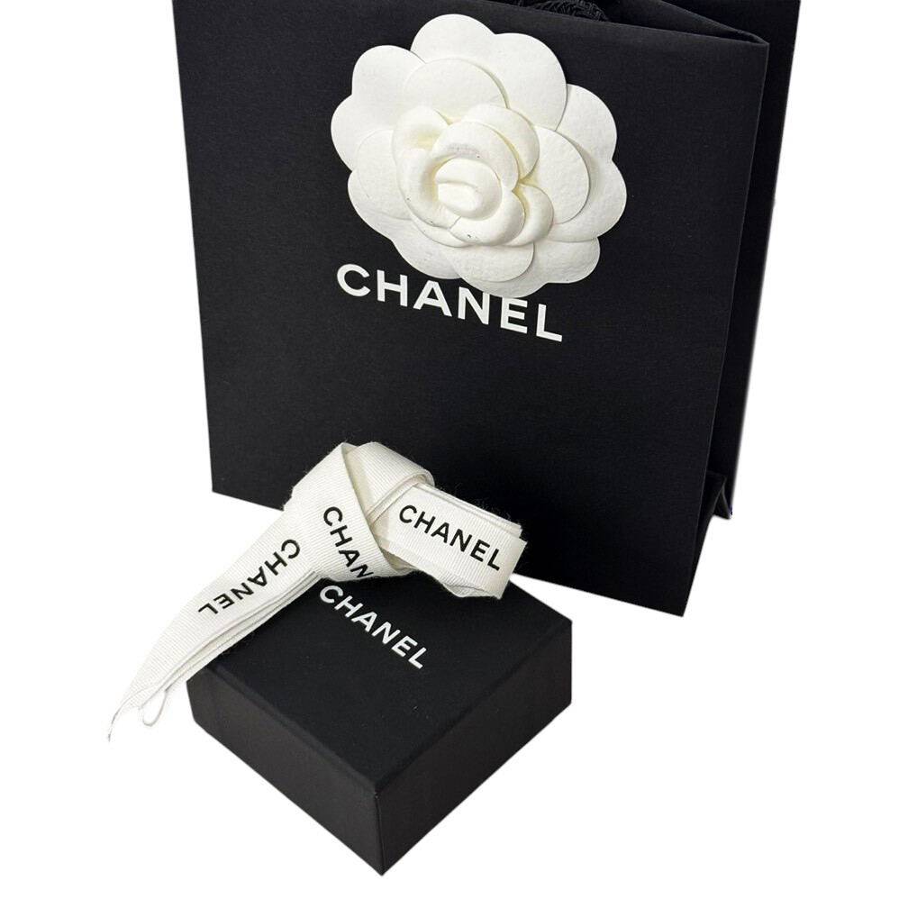 не использовался Chanel серьги AB9930 CHANEL аксессуары ювелирные изделия CC здесь Gold crystal