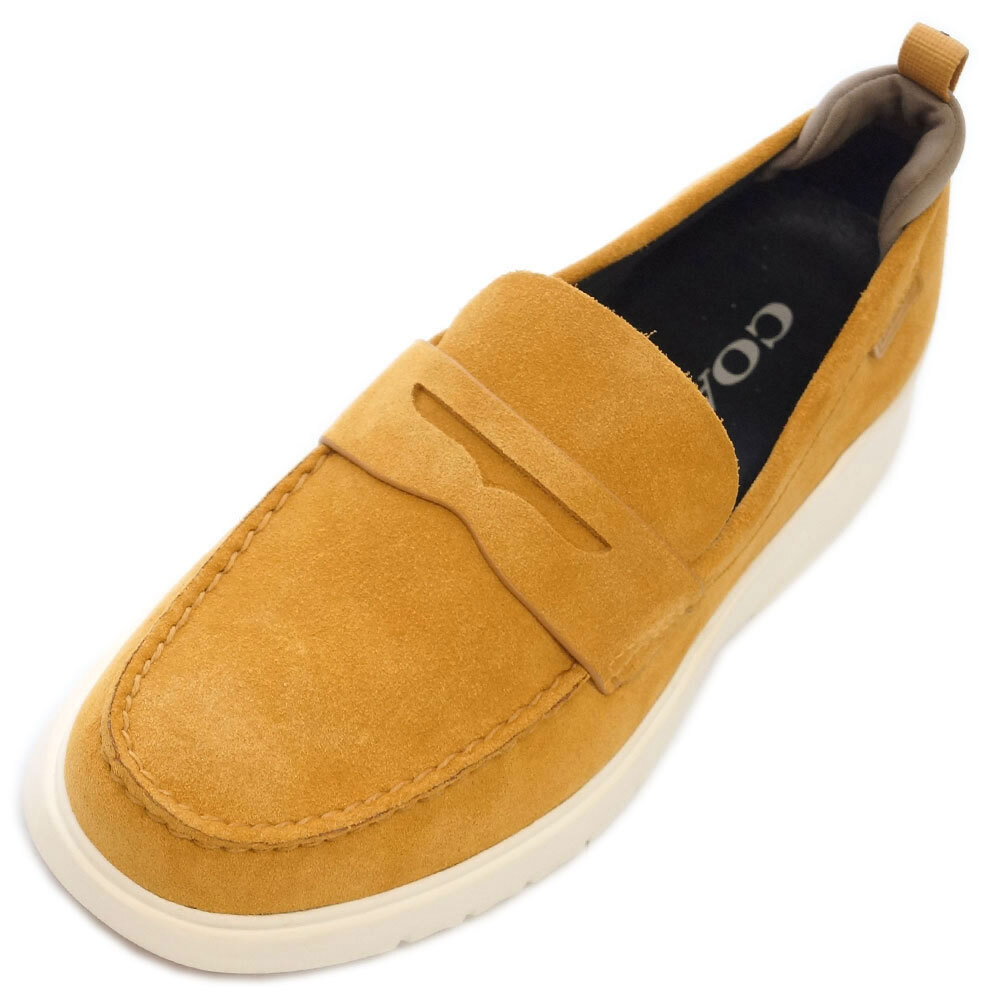 未使用 コーチ シューズ G5030-FLX COACH メンズ 靴 CITYSOLE ローファー フラックス イエロー 黃色 スエード 9 D 27cm