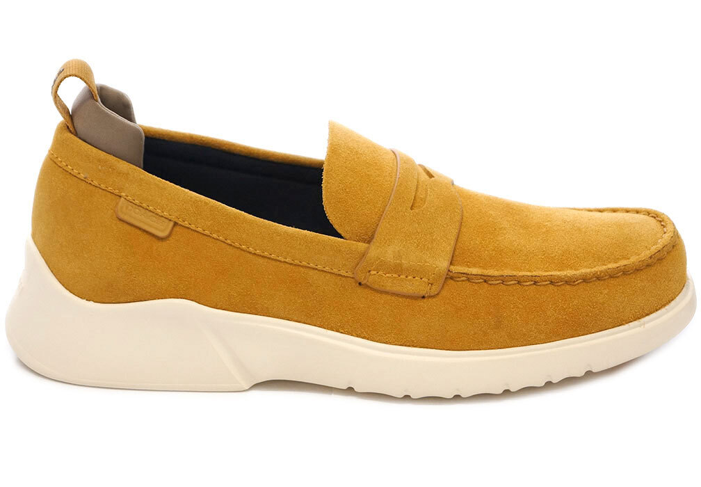 未使用 コーチ シューズ G5030-FLX COACH メンズ 靴 CITYSOLE ローファー フラックス イエロー 黃色 スエード 9 D 27cm