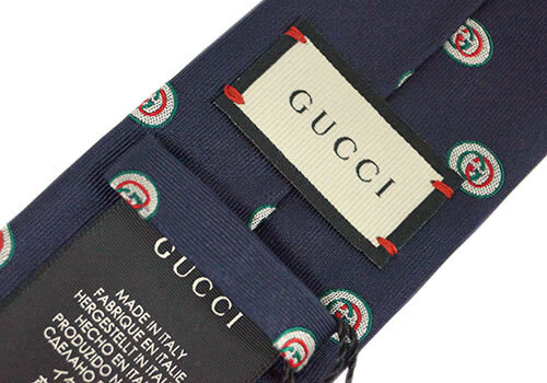 未使用 グッチ ブランド ネクタイ 573470-4000 GUCCI メンズ 高級(jí) シルク 100％ GG ロゴ ドット 水玉 ネイビー 紺色 アウトレット