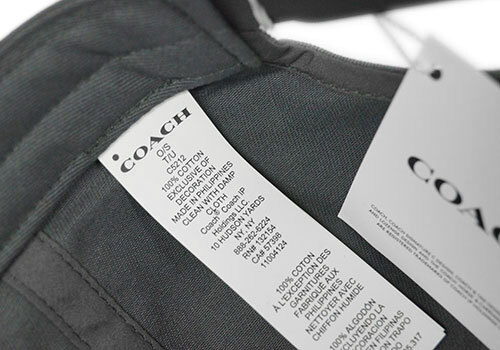 未使用 コーチ 帽子 C5212-SYS COACH メンズ レトロ シグネチャー キャップ グラナイト グレー アウトレット