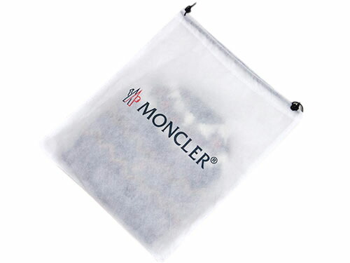 モンクレール ニット帽 MONCLER ニットキャップ 帽子 ノルディック柄 ロゴ ネイビー ホワイト 紺 28101