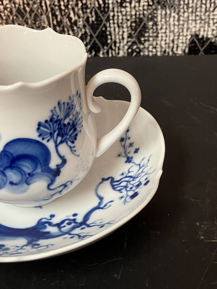 1円 MEISSEN マイセン ブルーオーキッド ティー カップ ソーサー 陶器 コレクション 現(xiàn)狀品 珈琲 コーヒー 紅茶 食器 西洋 美術(shù) 茶器