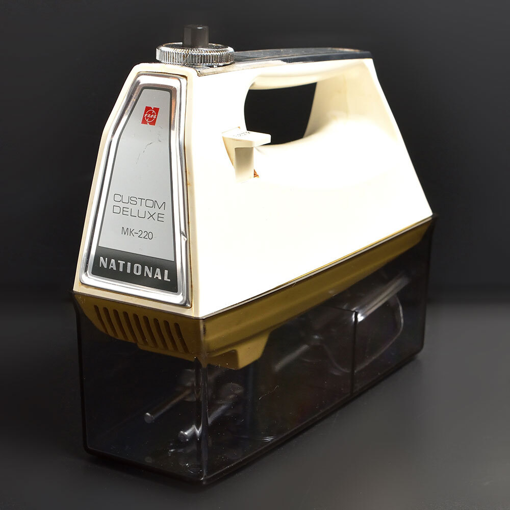 箱付き 昭和レトロ National ナショナル ハンドミキサー MK-220