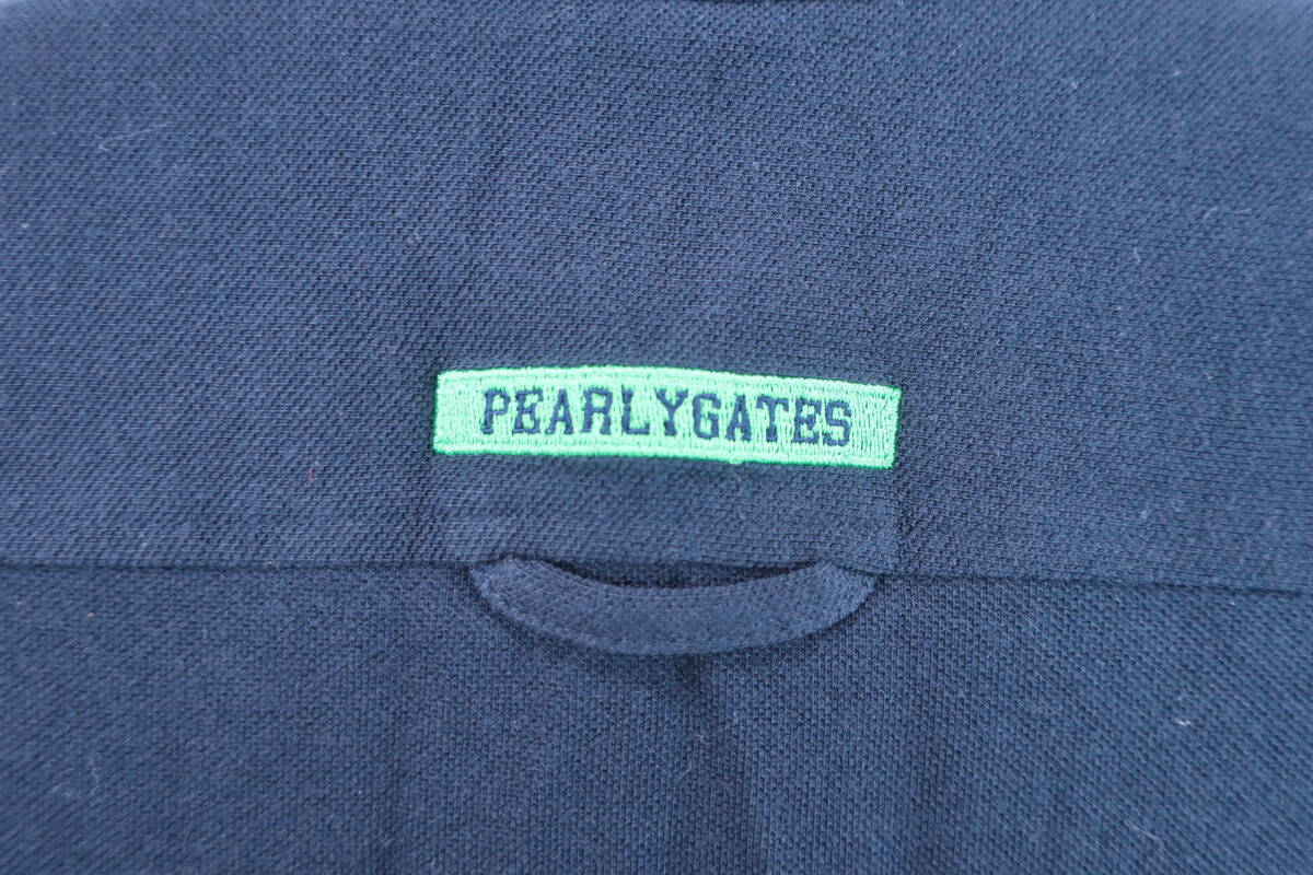 【50%オフ】PEARLY GATES(パーリーゲイツ) 長袖ポロシャツ 黒 レディース 1 055-261138 ゴルフウェア 2312-0086 中古_画像5