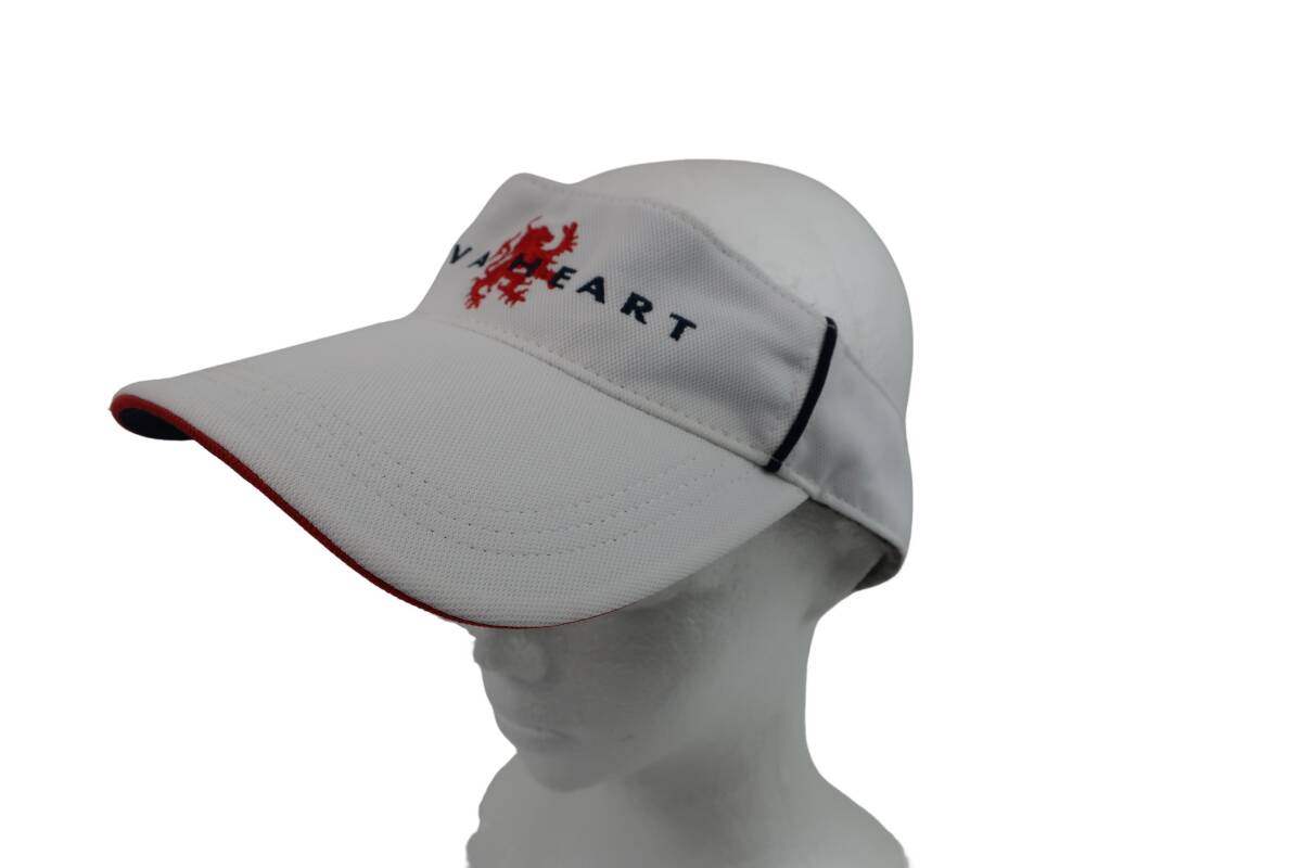 【10%オフ】VIVA HEART(ビバハート) サンバイザー 白 メンズ フリーサイズ ゴルフ用品 2504-0479 中古_画像1