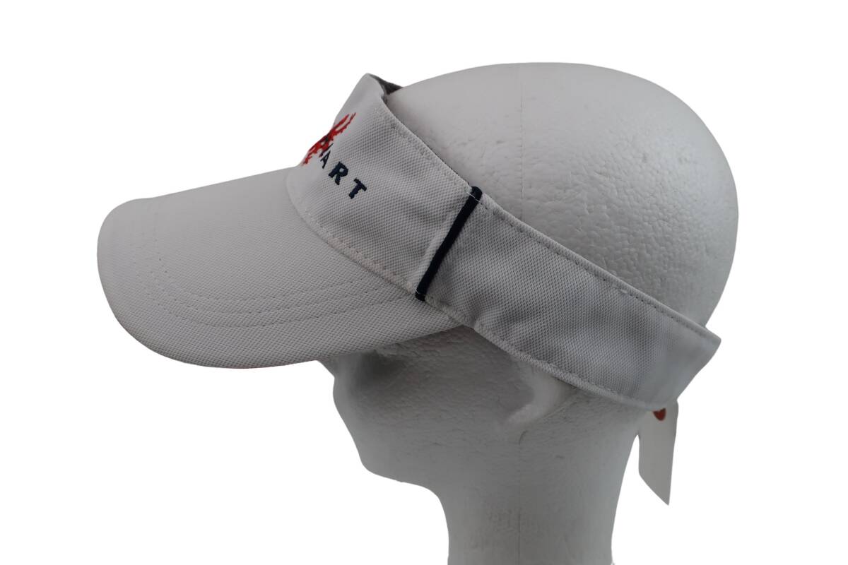 【10%オフ】VIVA HEART(ビバハート) サンバイザー 白 メンズ フリーサイズ ゴルフ用品 2504-0479 中古_画像5