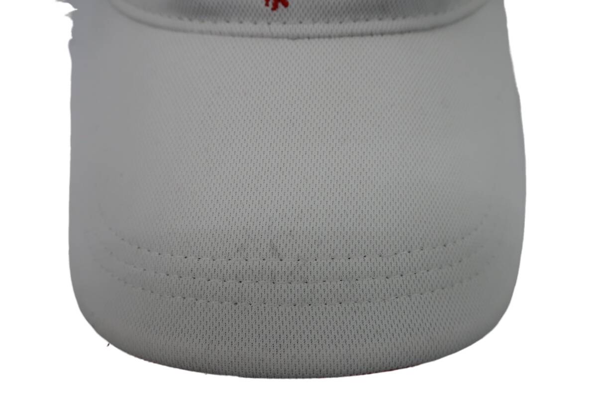 【10%オフ】VIVA HEART(ビバハート) サンバイザー 白 メンズ フリーサイズ ゴルフ用品 2504-0479 中古_画像8