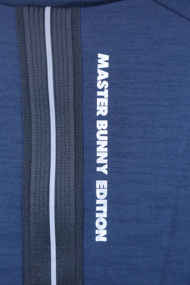 【50%オフ】MASTER BUNNY EDITION(マスターバニーエディション) ハイネックシャツ 紺 レディース ゴルフウェア 2307-0157 中古_画像6